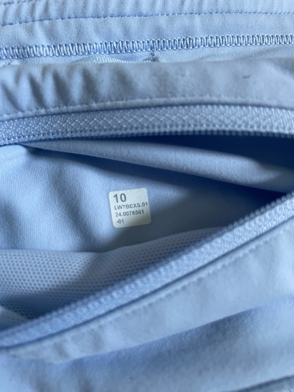 lululemon Speed Up light blue running shorts - Picture 4 of 5
